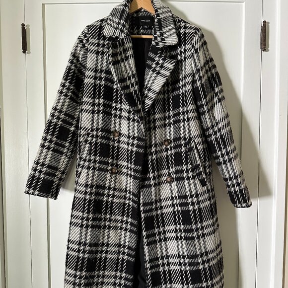 Vero Moda Jackets & Blazers - Plaid Pea Coat